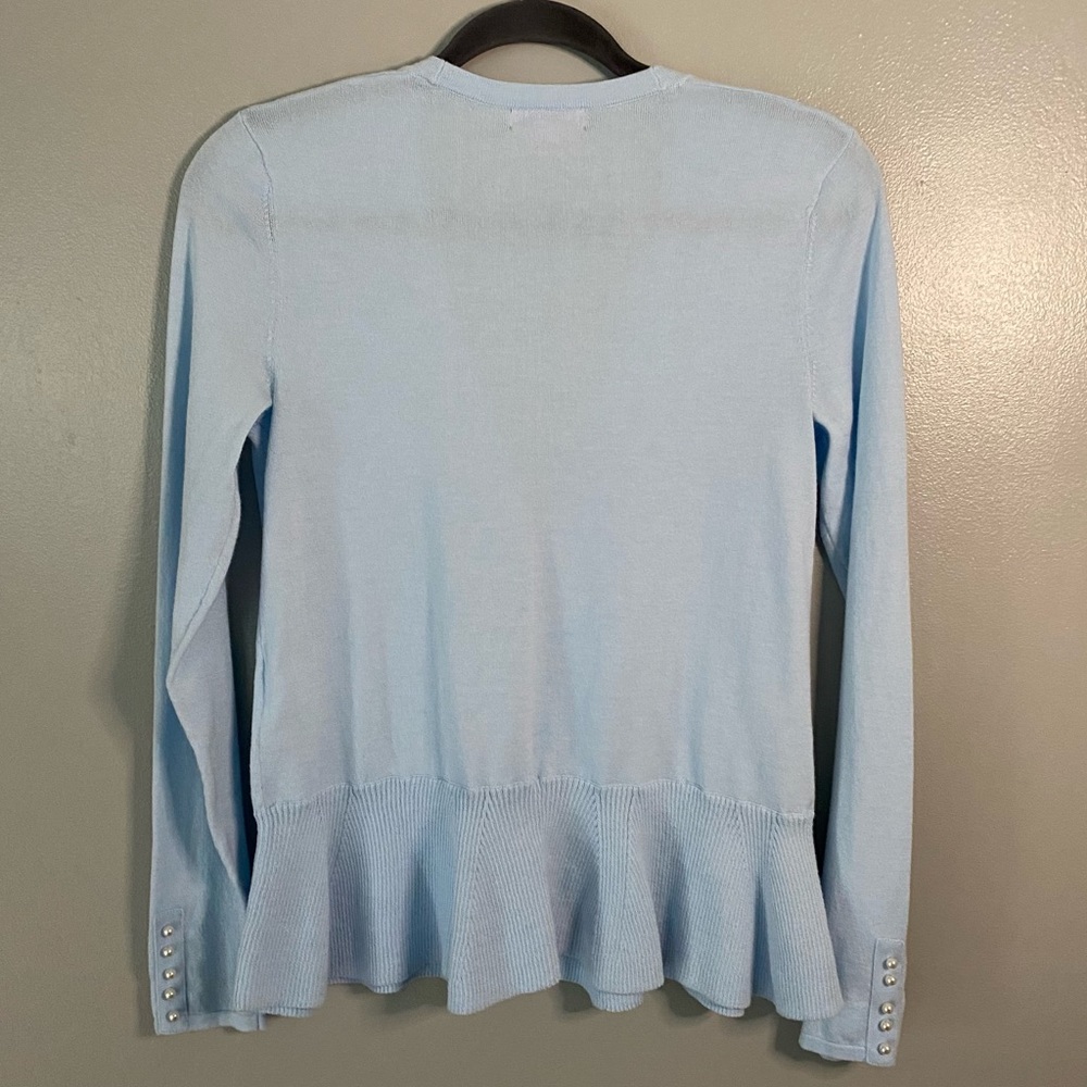 Lilly Pulitzer Light Blue Clarissa Cardigan - Picture 8 of 8